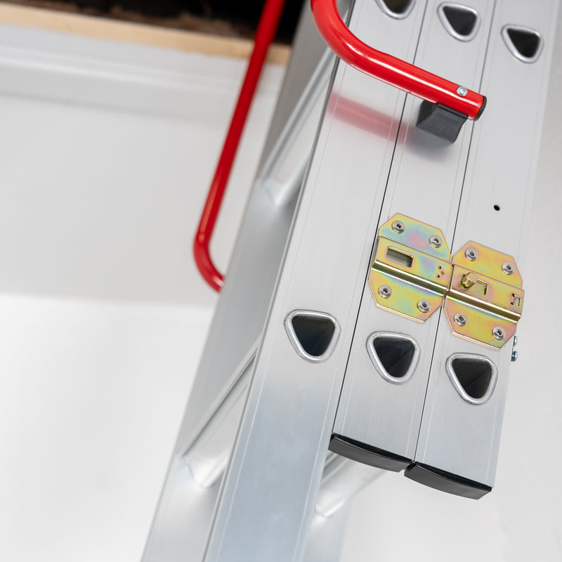 Aluminium 3 Section Loft Ladder — Loft-Trac