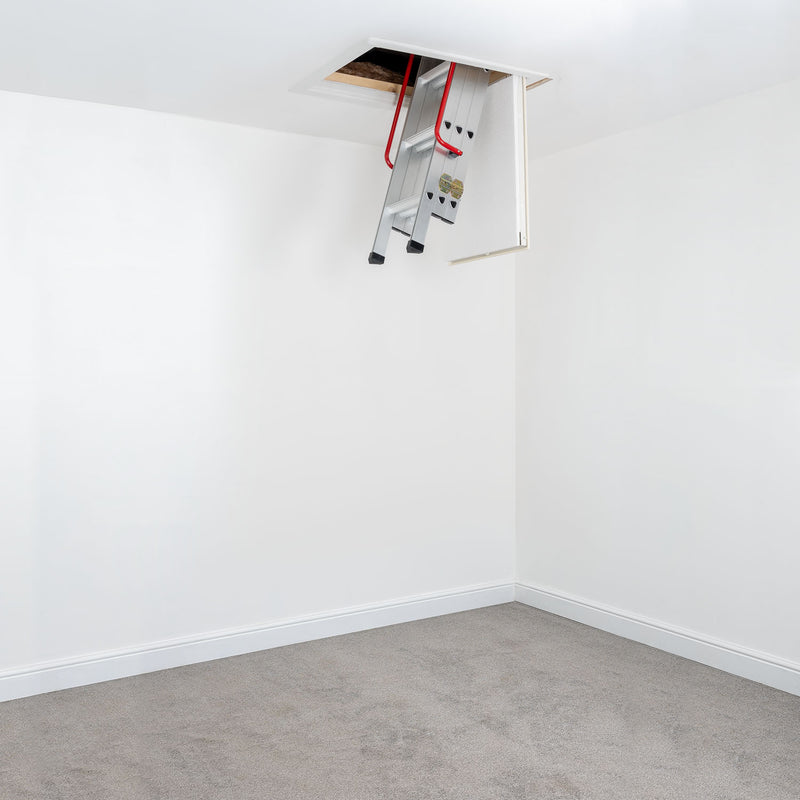 Aluminium 3 Section Loft Ladder — Loft-Trac